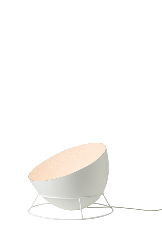Floor Lamp H2O F In-Es Artdesign Collection Luna Color White White Size 27,5 Cm Diam. 46 Cm